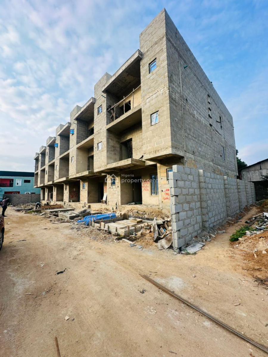 Newly Built 4 Bedroom Terrace Duplex One Unit Left, Oko-oba, Agege, Lagos, Terraced Duplex for Sale