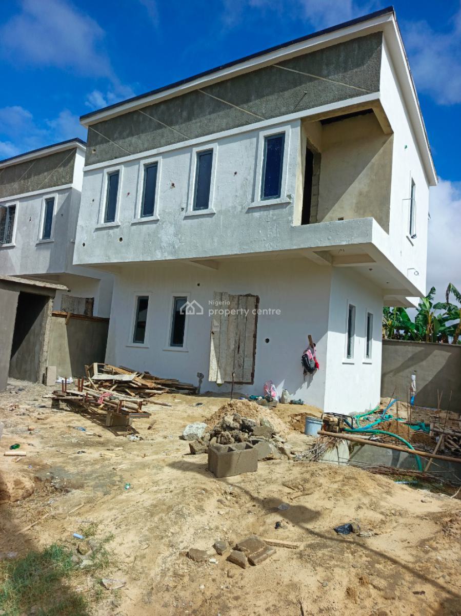 Self Service 3 Bedroom Fully Detached Duplex, Oribanwa, Ibeju Lekki, Lagos, Detached Duplex for Sale