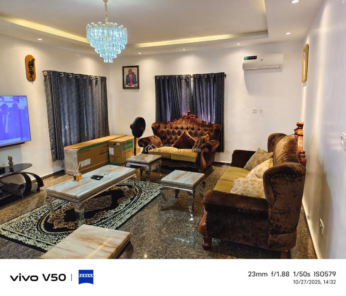 Well Finished 5 Bedroom Fully Detached House with 2 Room Bq, Osapa, Lekki, Lagos, Detached Duplex for Sale