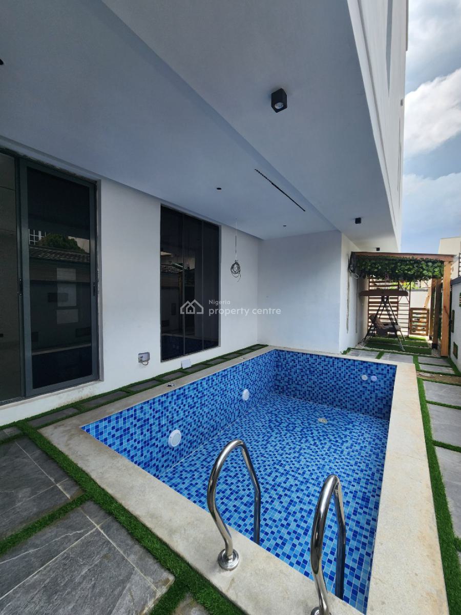 Beautiful 5 Bedrooms Detached Duplex with Bq, Pool, Cinema, Lekki Phase 1, Lekki, Lagos, Detached Duplex for Sale