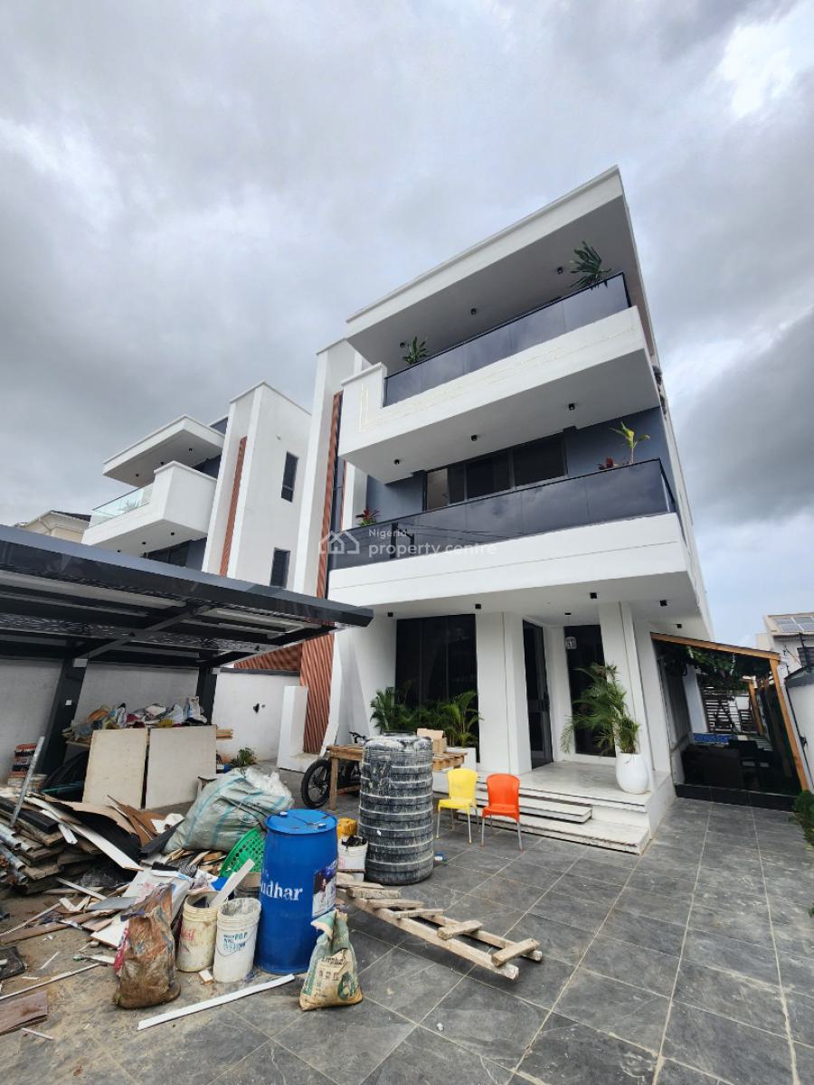 Beautiful 5 Bedrooms Detached Duplex with Bq, Pool, Cinema, Lekki Phase 1, Lekki, Lagos, Detached Duplex for Sale