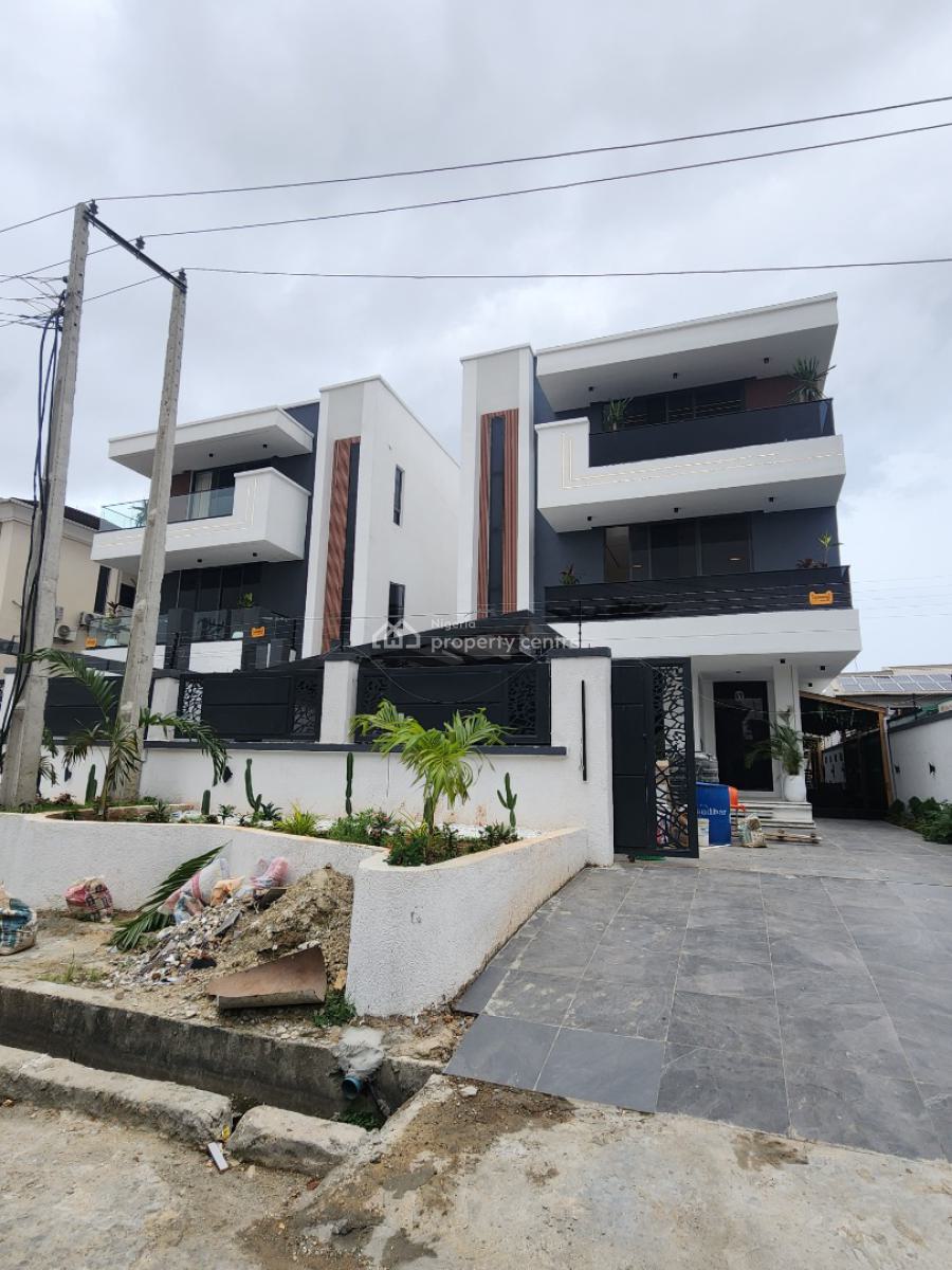 Beautiful 5 Bedrooms Detached Duplex with Bq, Pool, Cinema, Lekki Phase 1, Lekki, Lagos, Detached Duplex for Sale