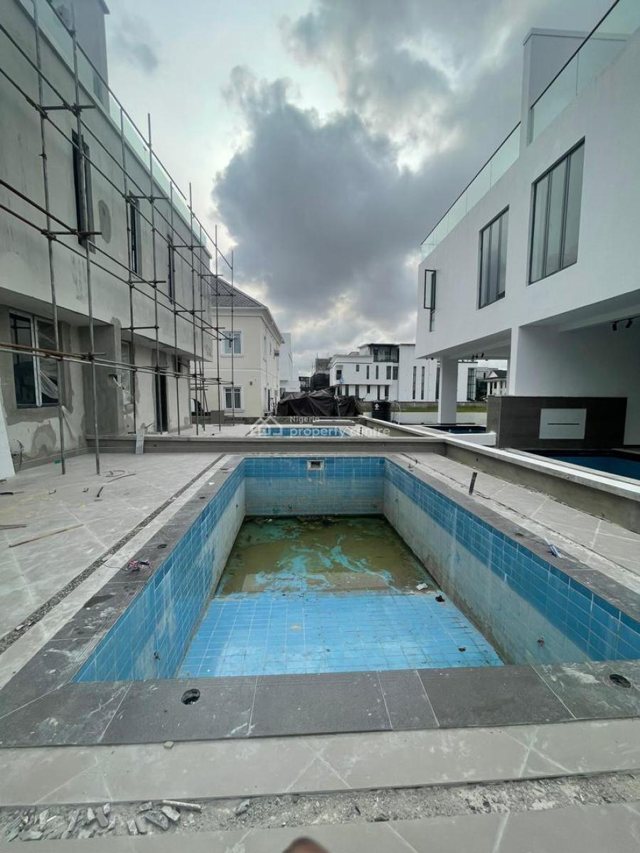 Luxuriously Built 5 Bedroom Semi Detached Duplex + Bq & Pool, Cowrie Creek, Lekki, Lagos, Semi-detached Duplex for Sale