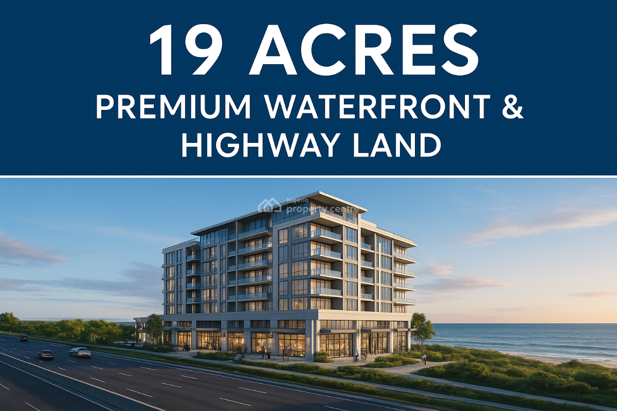 19 Acres Premium Oceanfront & Highway Land, Olomo-wewe, Dangote Refinery Road, Ibeju Lekki, Lagos, Mixed-use Land for Sale