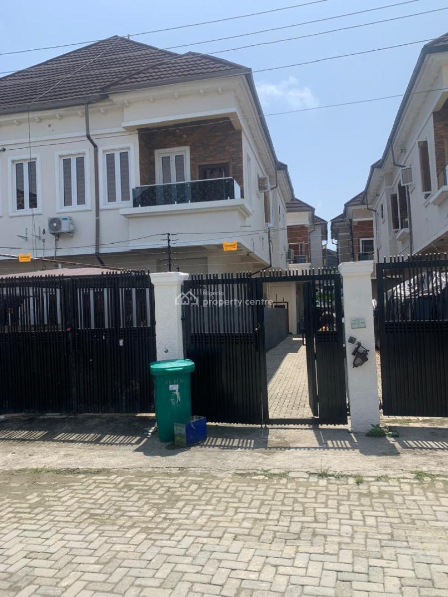 Well Maintained 4 Bedroom Semi Detached Duplex, Chevron, Lekki, Lagos, Semi-detached Duplex for Sale