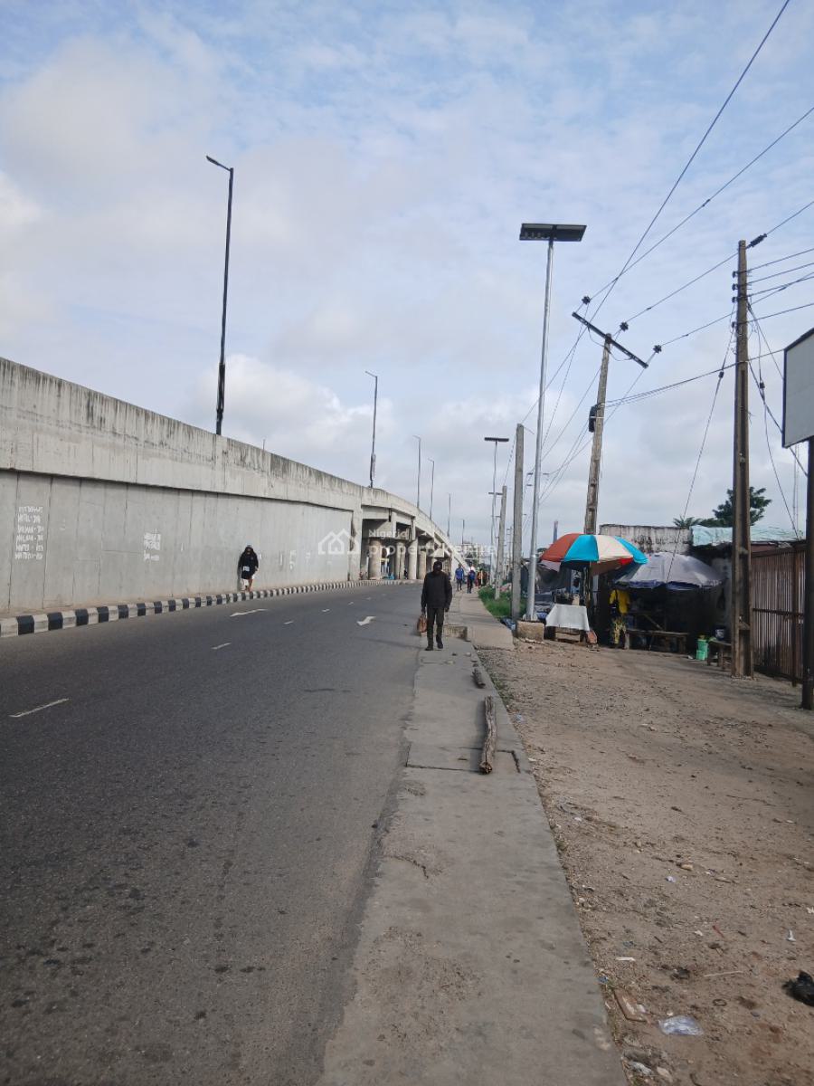 a Bareland with Vacant 5 Bedroom Detached House, Yaba, Lagos, Commercial Land for Sale