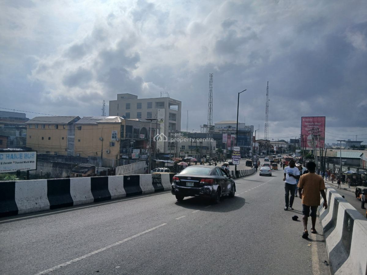 a Bareland with Vacant 5 Bedroom Detached House, Yaba, Lagos, Commercial Land for Sale