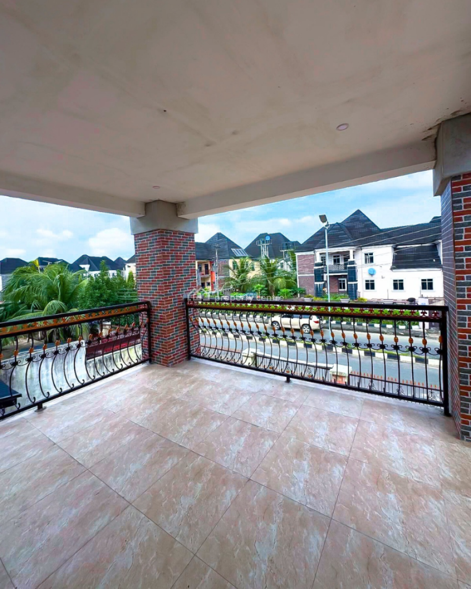 4 Bedroom Duplex with 4 Rooms Bq in an Expensive Estate, Naf Harmony Estate, Eliozu, Port Harcourt, Rivers, Detached Duplex for Sale