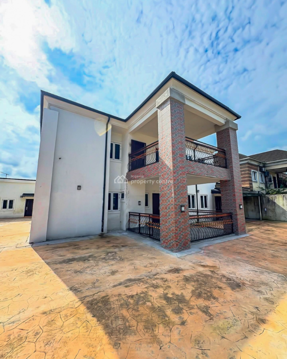 4 Bedroom Duplex with 4 Rooms Bq in an Expensive Estate, Naf Harmony Estate, Eliozu, Port Harcourt, Rivers, Detached Duplex for Sale