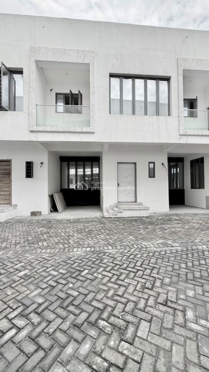 Brand New Very Spacious 3 Bedroom Terrace Duplex with Bq, Chevron, Lekki, Lagos, Terraced Duplex for Sale