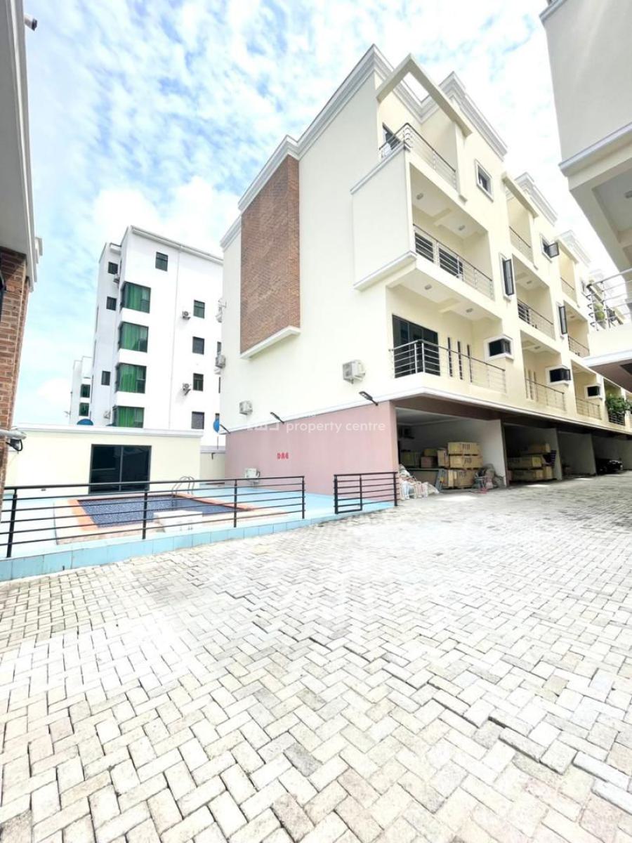 Exclusive 4 Bedroom Terrace Duplex with Bq, Ikoyi, Lagos, Terraced Duplex for Rent