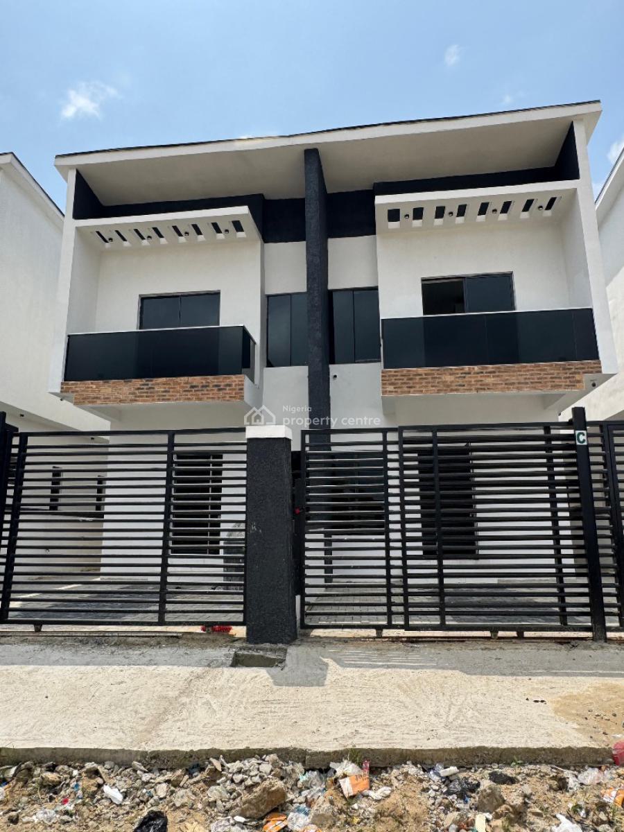 Brand New 4 Bedroom Semi-detached Duplex with a Bq, Abraham Adesanya, Ajah, Lagos, Semi-detached Duplex for Sale