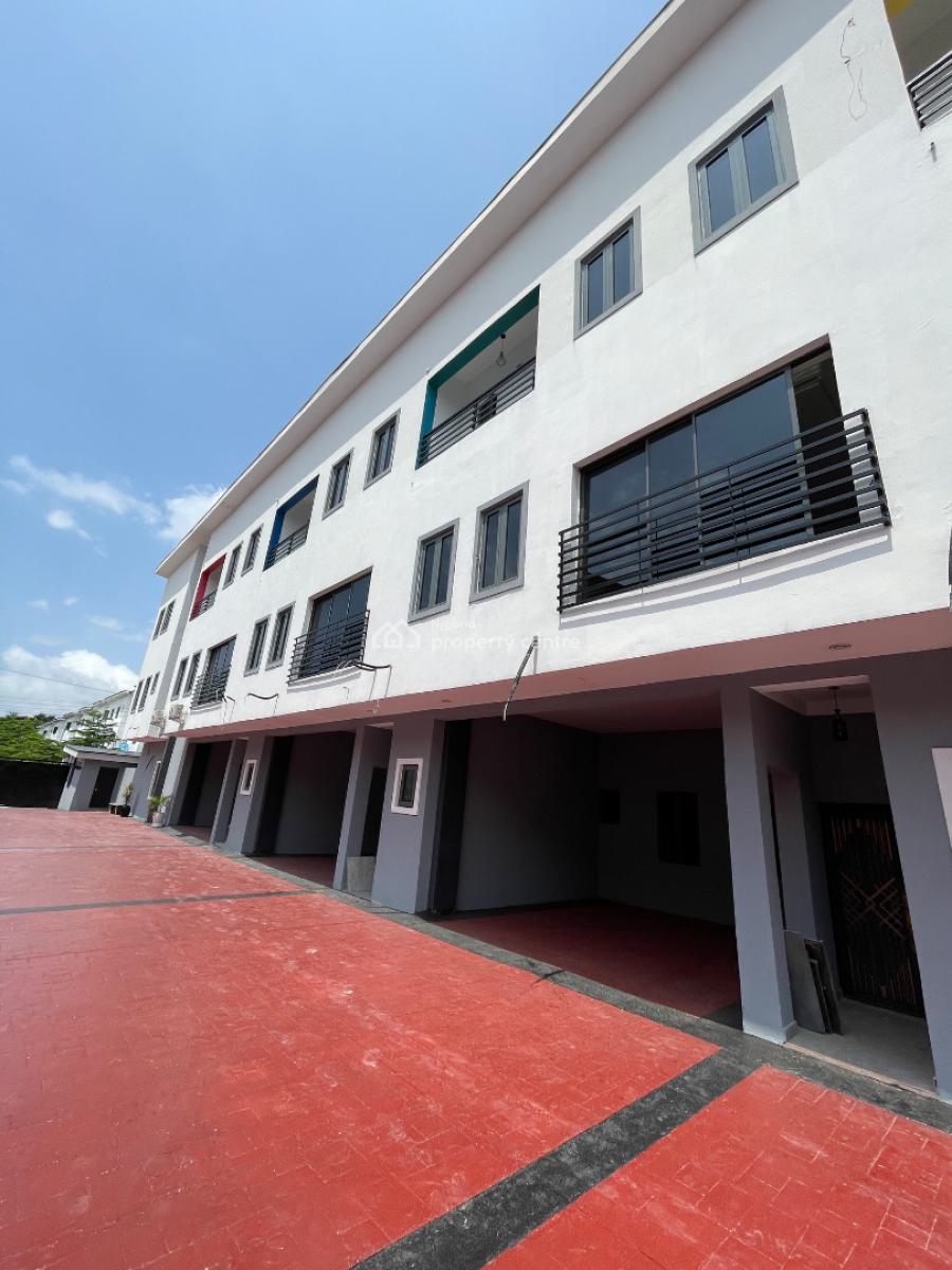 Newly Built 4 Bedroom Terrace with En-suite Rooms and a Bq, Ilasan, Lekki, Lagos, Terraced Duplex for Sale