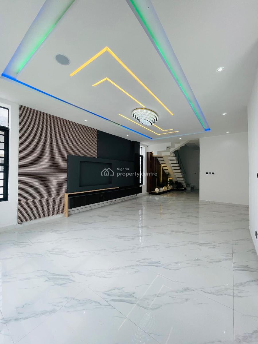Gorgeously Perched Luxury 5 Bedroom Smart Home with Swimming Pool, Gym, Chevron, Lekki, Lagos, Detached Duplex for Sale