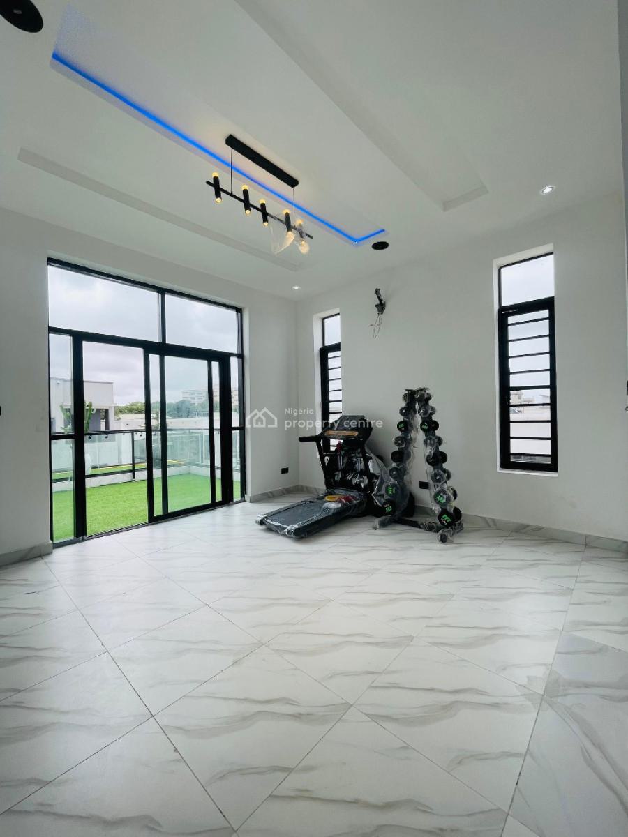 Gorgeously Perched Luxury 5 Bedroom Smart Home with Swimming Pool, Gym, Chevron, Lekki, Lagos, Detached Duplex for Sale