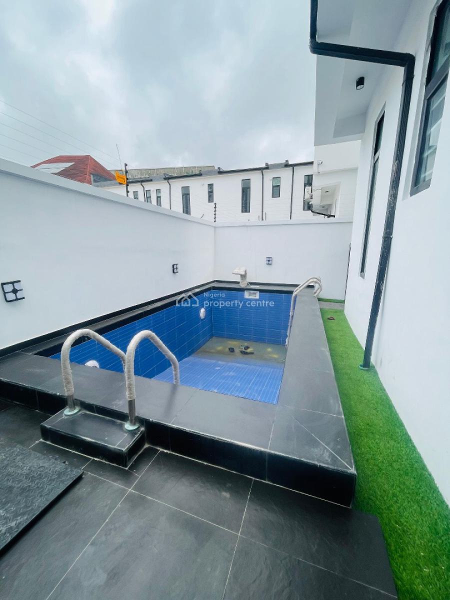 Gorgeously Perched Luxury 5 Bedroom Smart Home with Swimming Pool, Gym, Chevron, Lekki, Lagos, Detached Duplex for Sale