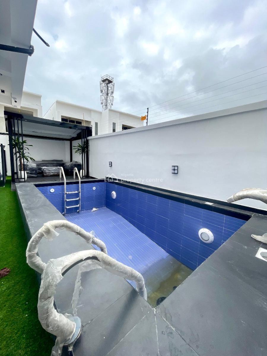 Gorgeously Perched Luxury 5 Bedroom Smart Home with Swimming Pool, Gym, Chevron, Lekki, Lagos, Detached Duplex for Sale