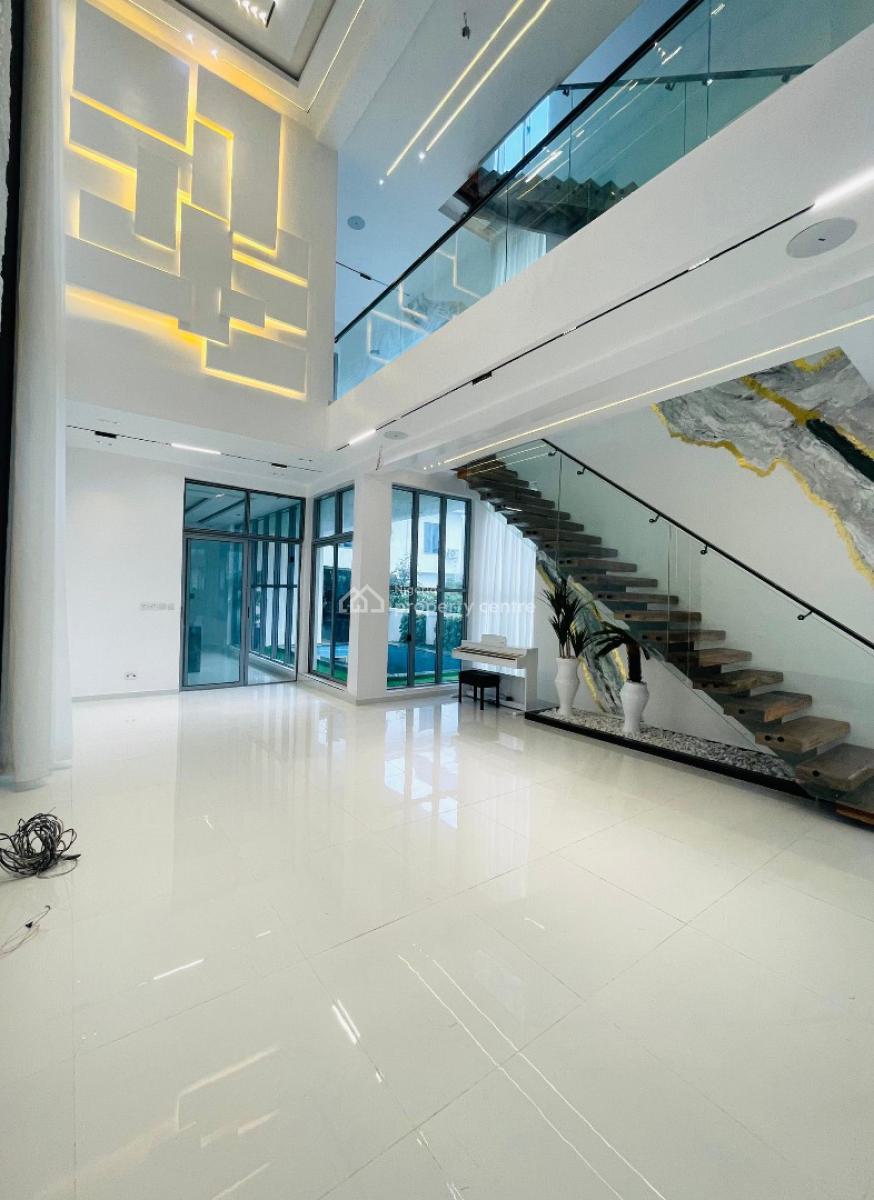 Outstanding Perfectly Carved 5 Bedroom Smart Home with Cinema, Swimming Pool, Osapa, Lekki, Lagos, Detached Duplex for Sale