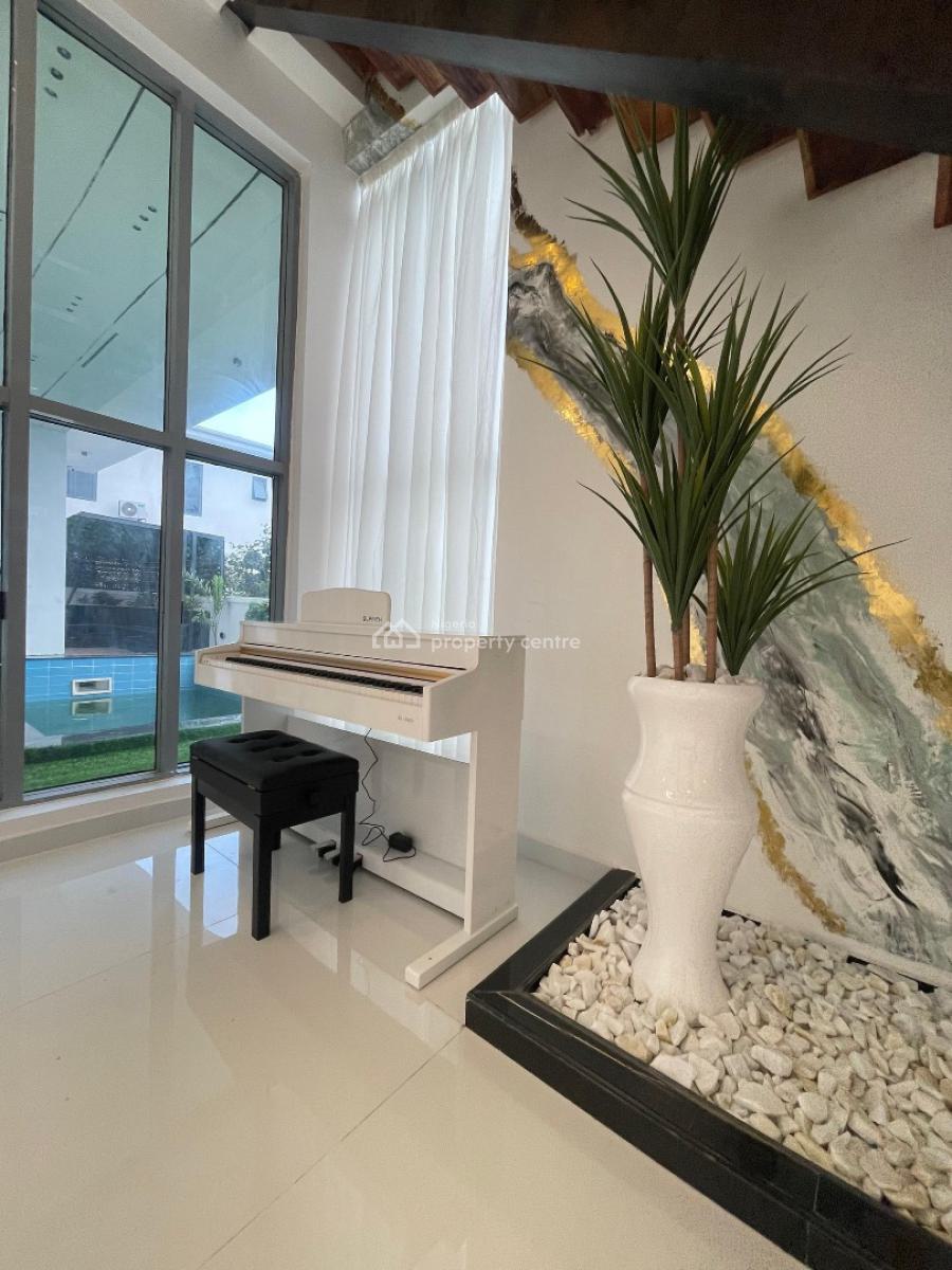 Outstanding Perfectly Carved 5 Bedroom Smart Home with Cinema, Swimming Pool, Osapa, Lekki, Lagos, Detached Duplex for Sale