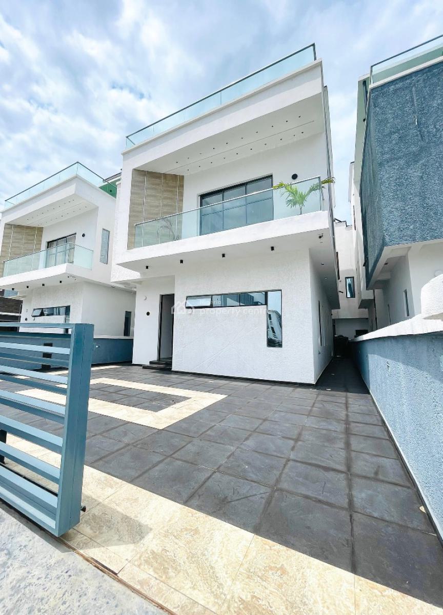 Marvelously Carved Luxury 5 Bed Detached Duplex with Cinema, Rooftop T, Osapa, Lekki, Lagos, Detached Duplex for Sale