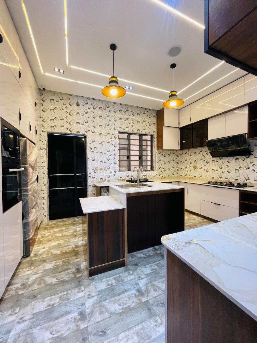 Marvelously Carved Luxury 5 Bed Detached Duplex with Cinema, Rooftop T, Osapa, Lekki, Lagos, Detached Duplex for Sale