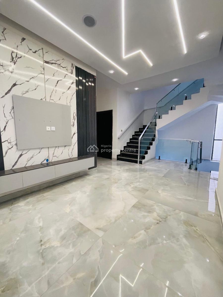 Marvelously Carved Luxury 5 Bed Detached Duplex with Cinema, Rooftop T, Osapa, Lekki, Lagos, Detached Duplex for Sale