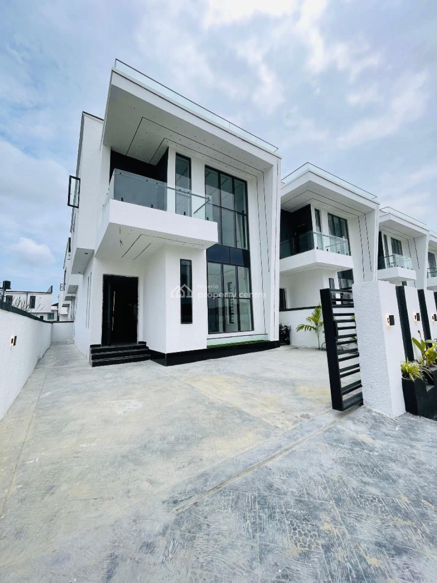Beautifully Carved Luxury 4 Bedroom Detached Home with Bq, Ajah, Lagos, Detached Duplex for Sale