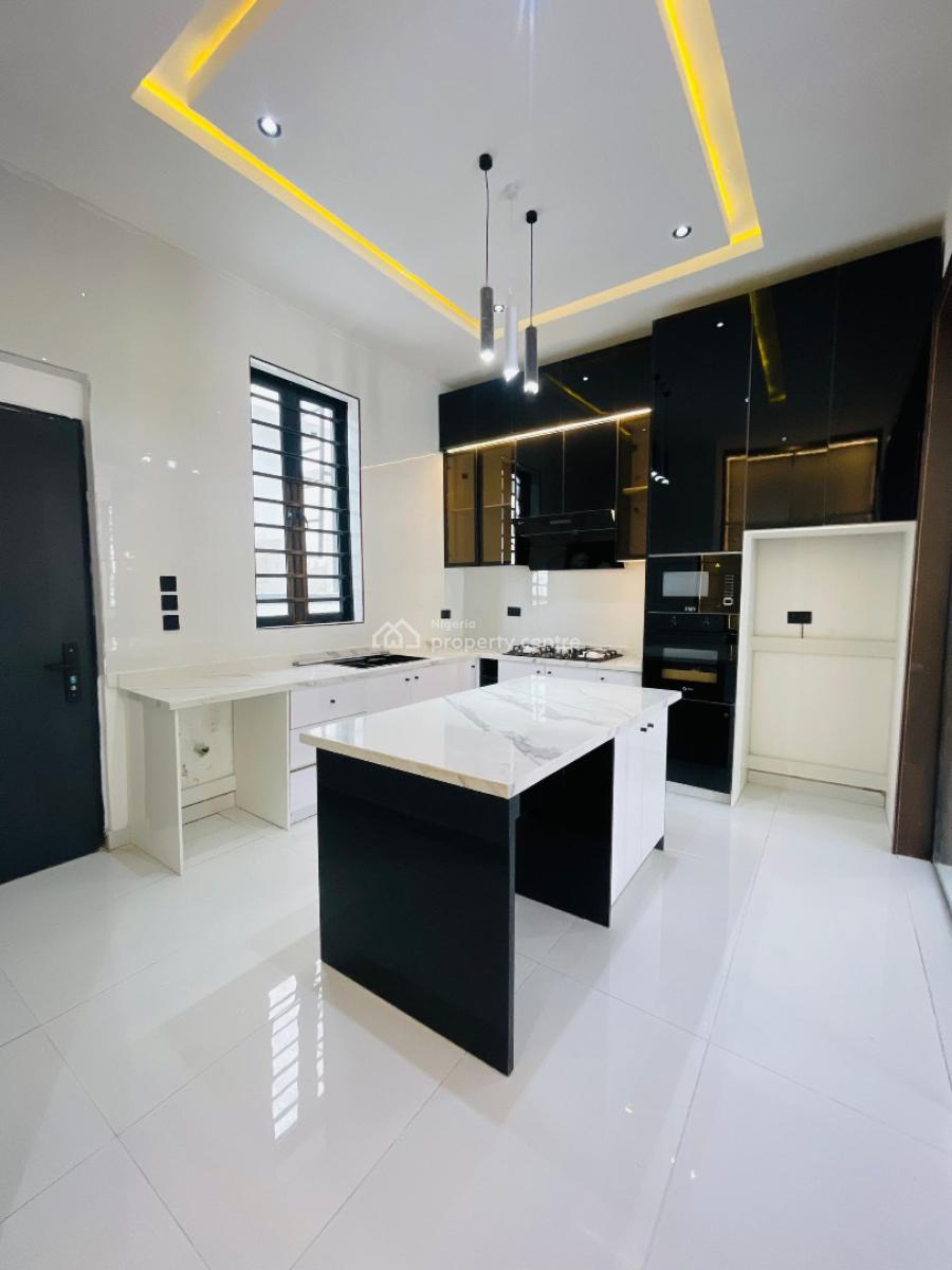 Beautifully Carved Luxury 4 Bedroom Detached Home with Bq, Ajah, Lagos, Detached Duplex for Sale