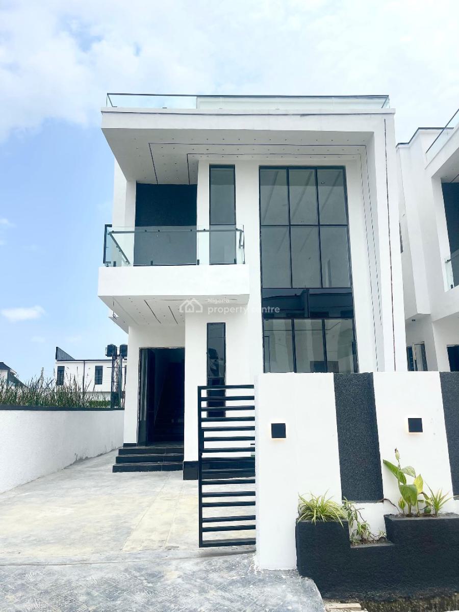 Beautifully Carved Luxury 4 Bedroom Detached Home with Bq, Ajah, Lagos, Detached Duplex for Sale