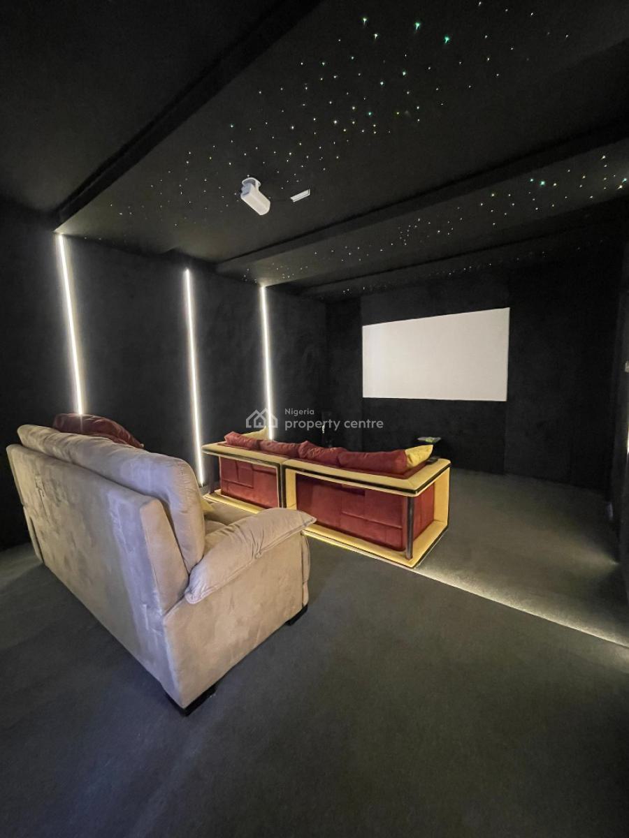 Impeccably Finished Luxury 5 Bedrooms Detached Duplex with Cinema, Rooftop, Chevron, Lekki, Lagos, Detached Duplex for Sale