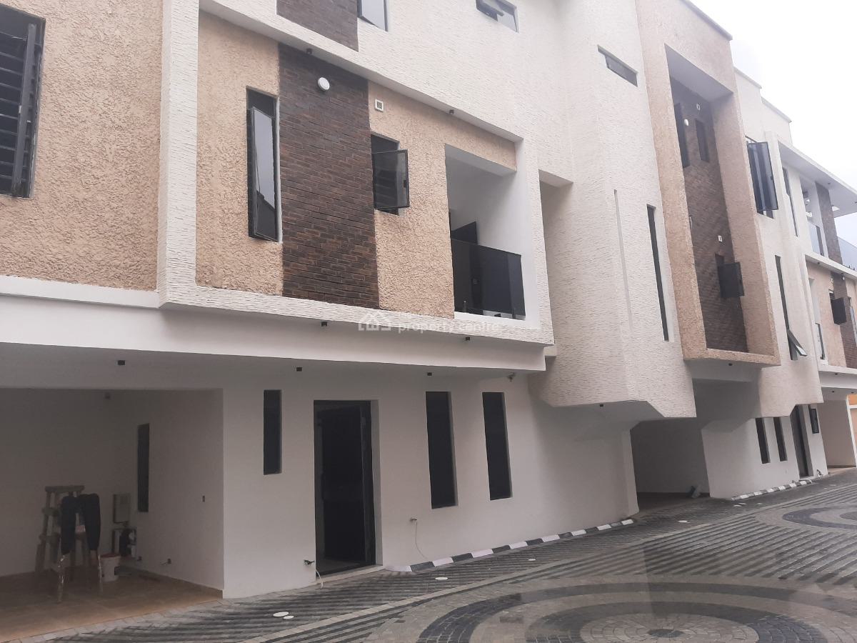 Brand New and Serviced 4 Bedroom En-suite Terraced Duplex with Fitted, Lekki Phase 1, Lekki, Lagos, Terraced Duplex for Rent