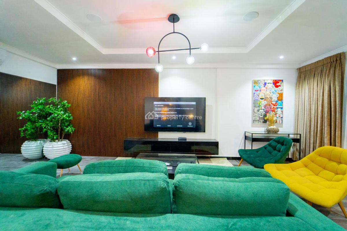 Luxury Furnished 3 Bedroom Terrace Duplex with a Cinema, Lekki Phase 1, Lekki, Lagos, Terraced Duplex Short Let