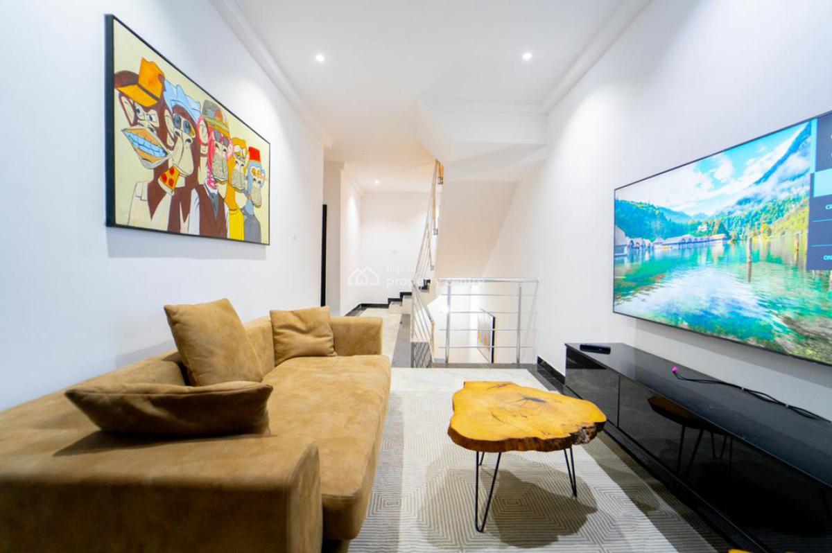 Luxury Furnished 3 Bedroom Terrace Duplex with a Cinema, Lekki Phase 1, Lekki, Lagos, Terraced Duplex Short Let