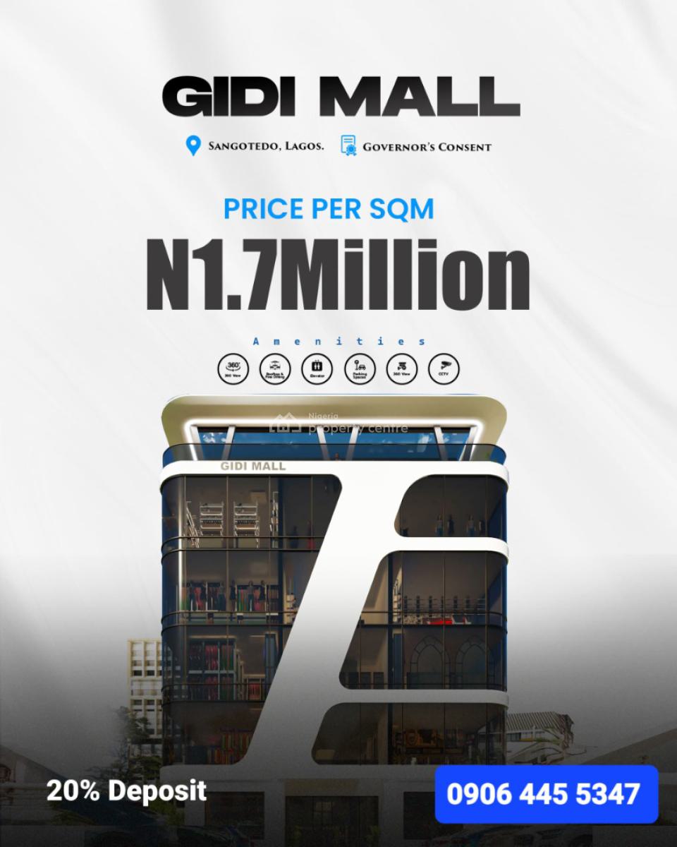 Offices & Shops Along Lekki-epe Expressway, Sangotedo Lagos, Along Lekki-epe Expressway, Sangotedo, Ajah, Lagos, Office Space for Sale