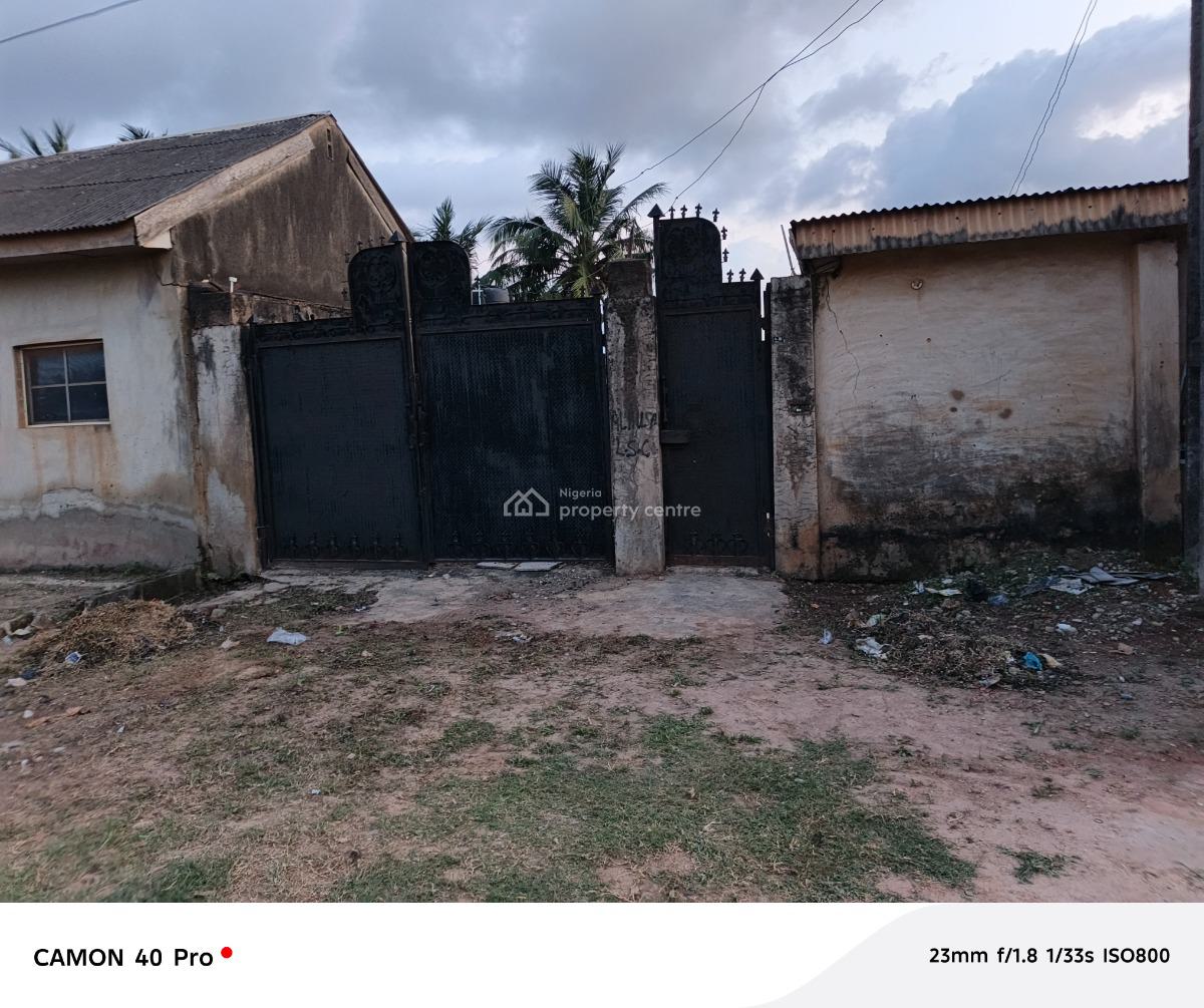 Commercial Full Plot of Land Facing Main Road with 3bedroom Flat, Facing Offin-oreta Main Road, Igbogbo, Ikorodu, Lagos, Mixed-use Land for Sale