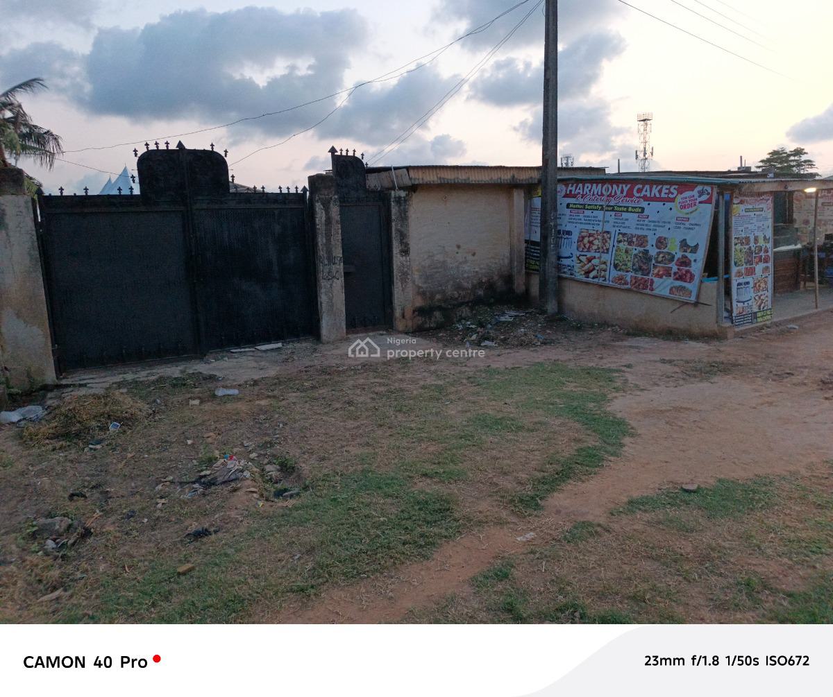 Commercial Full Plot of Land Facing Main Road with 3bedroom Flat, Facing Offin-oreta Main Road, Igbogbo, Ikorodu, Lagos, Mixed-use Land for Sale