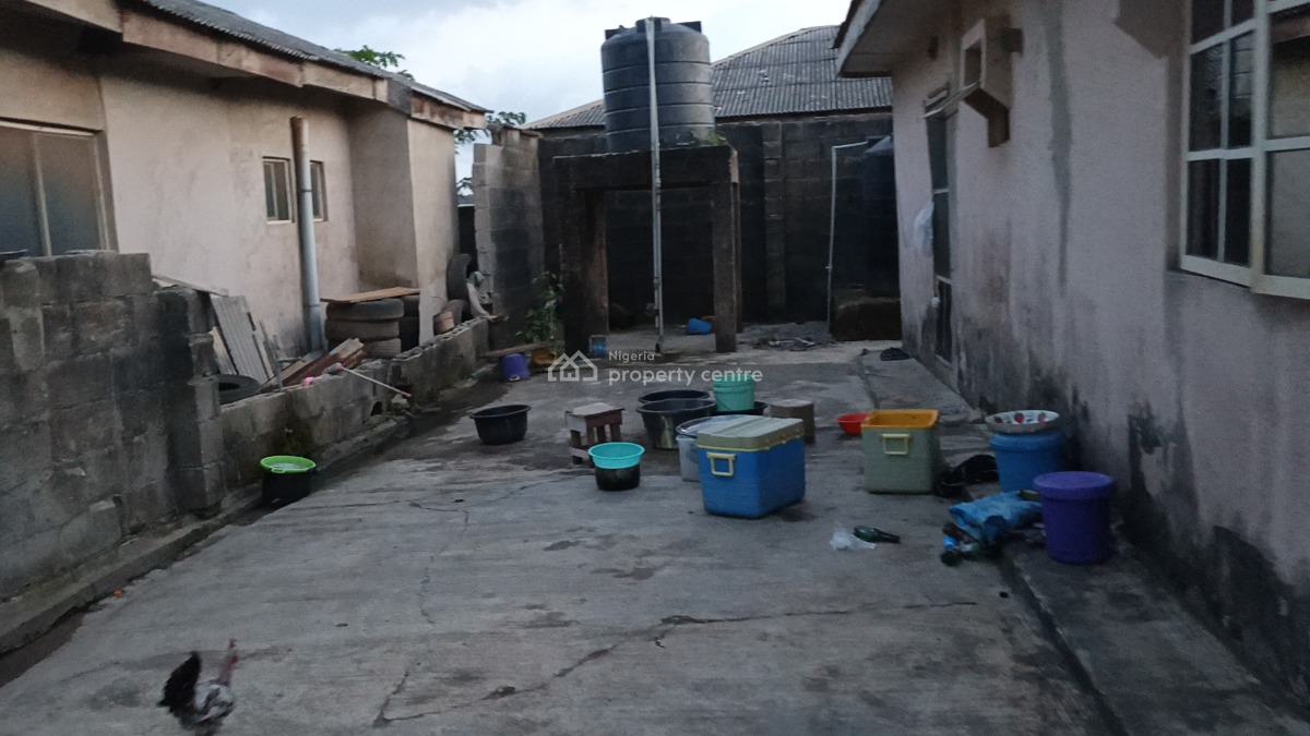 Commercial Full Plot of Land Facing Main Road with 3bedroom Flat, Facing Offin-oreta Main Road, Igbogbo, Ikorodu, Lagos, Mixed-use Land for Sale