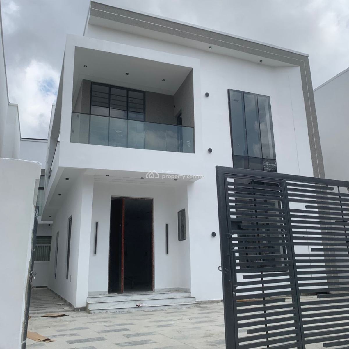 Exquisite 4 Bedroom Duplex with Bq, Solar, Ajah Lekki Palm City, Lekki Phase 2, Lekki, Lagos, Detached Duplex for Sale