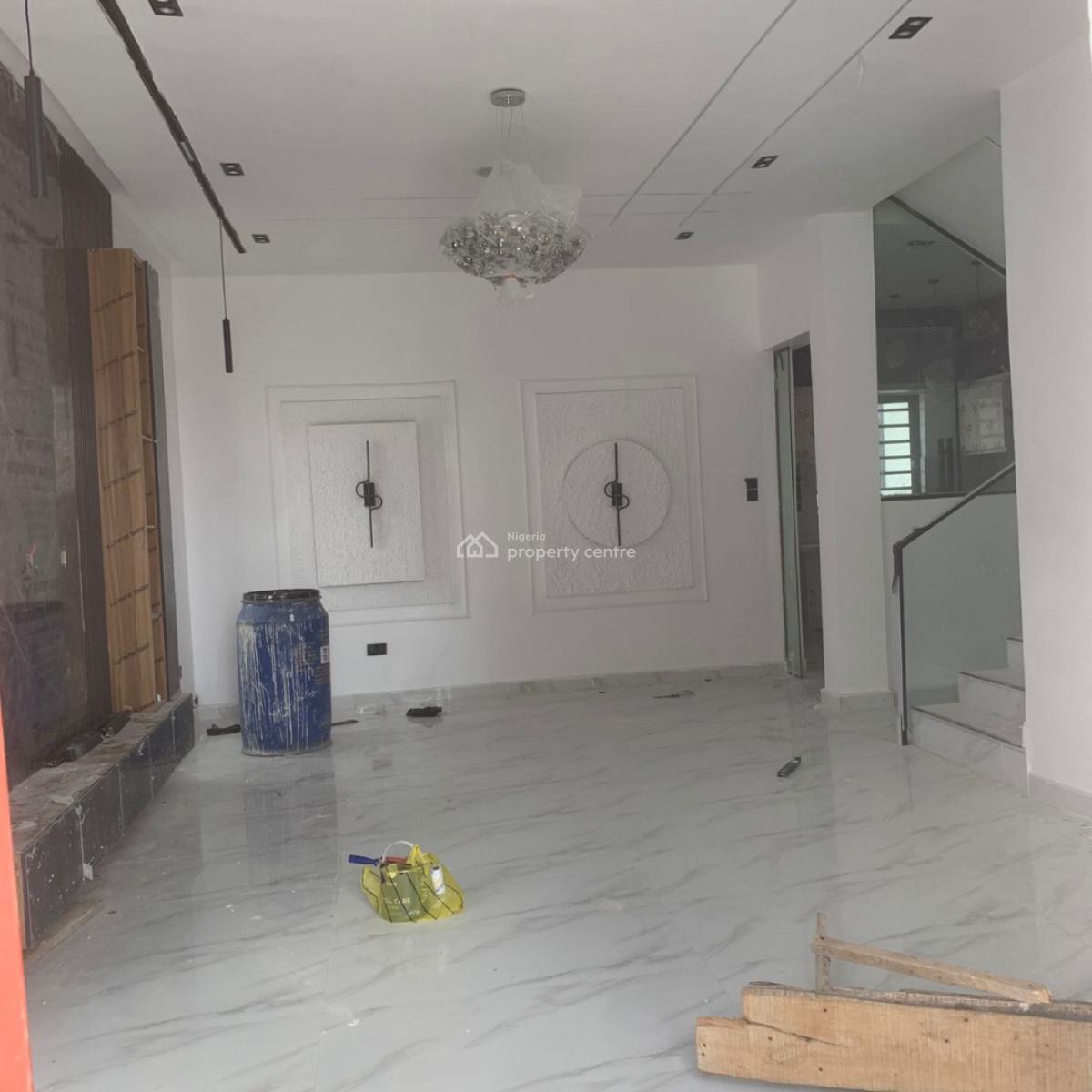 Exquisite 4 Bedroom Duplex with Bq, Solar, Ajah Lekki Palm City, Lekki Phase 2, Lekki, Lagos, Detached Duplex for Sale