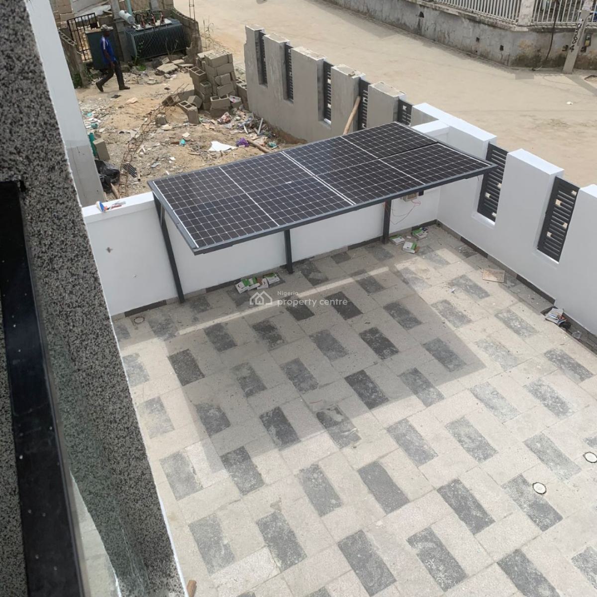 Exquisite 4 Bedroom Duplex with Bq, Solar, Ajah Lekki Palm City, Lekki Phase 2, Lekki, Lagos, Detached Duplex for Sale