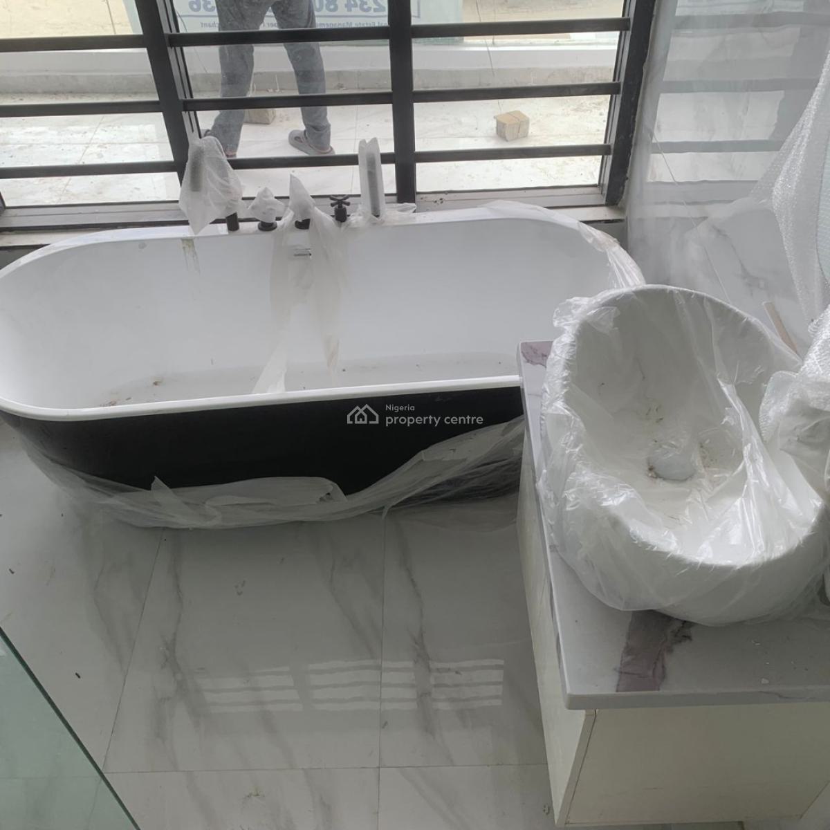 Exquisite 4 Bedroom Duplex with Bq, Solar, Ajah Lekki Palm City, Lekki Phase 2, Lekki, Lagos, Detached Duplex for Sale