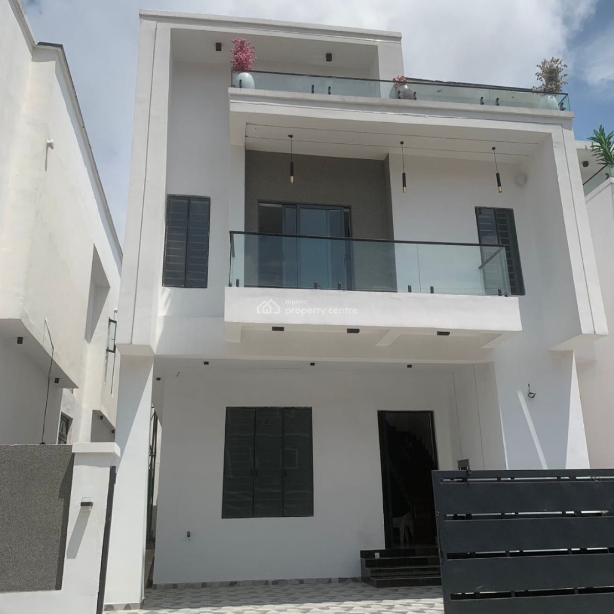 Luxurious 4 Bedroom Fully Detached Duplex with Bq, Ajah Lekki Palm City, Lekki Phase 2, Lekki, Lagos, Detached Duplex for Sale