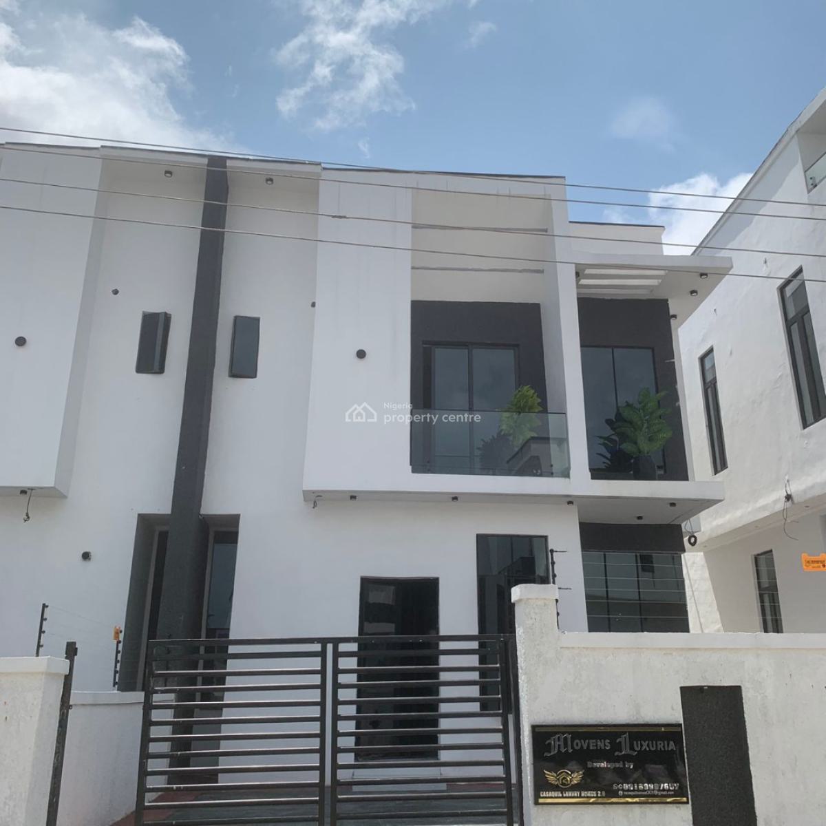 Exquisite 4 Bedroom Semi-detached Duplex with Bq, Ajah, Lekki Phase 2, Lekki, Lagos, Semi-detached Duplex for Sale