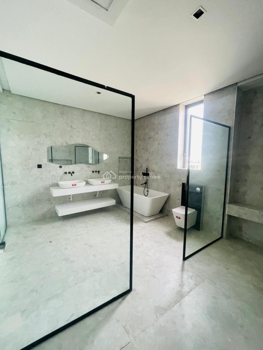 Luxuriously Built 5 Bedroom Semi Detached Duplex Plus Bq & Pool, Contemporary Designed Home with Cinema, Pool, Study, Cowrie Creek, Lekki, Lagos, Semi-detached Duplex for Sale