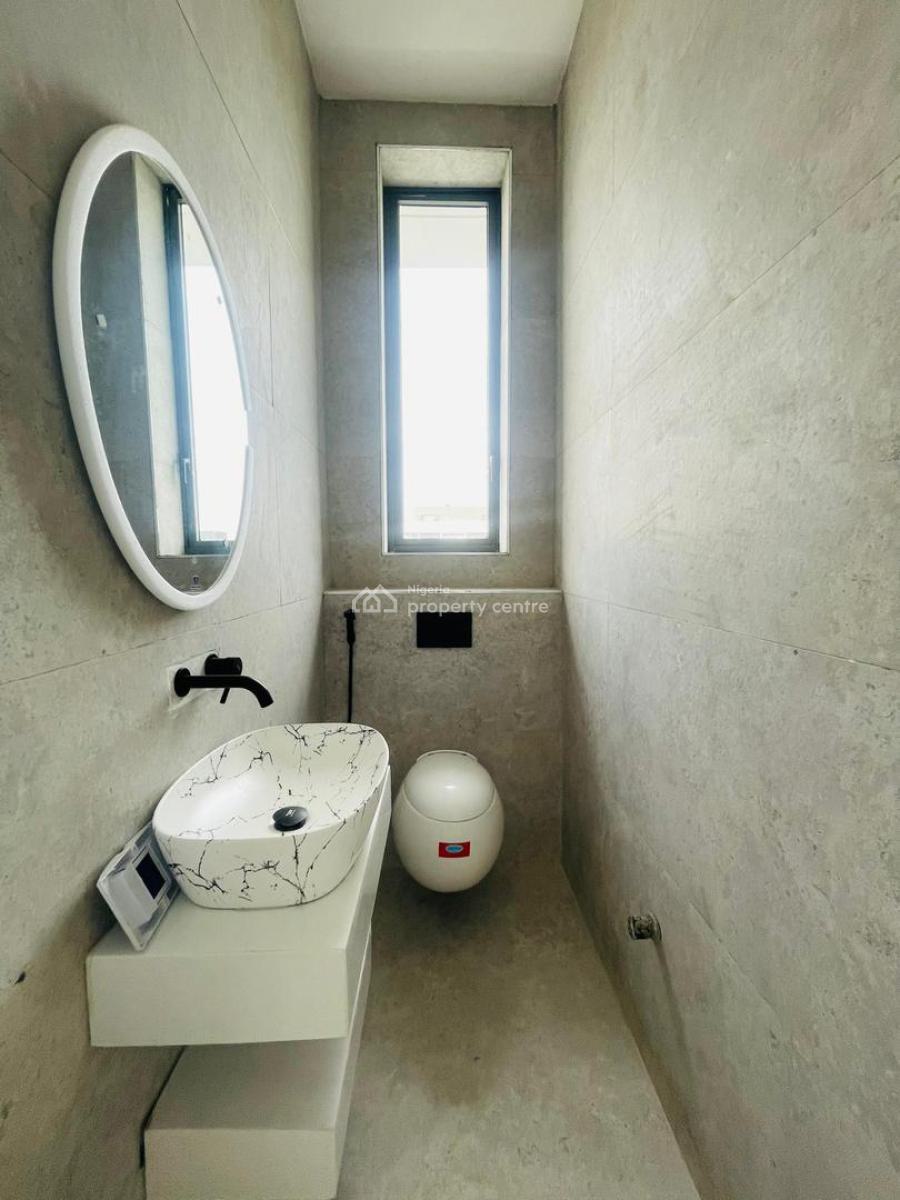 Luxuriously Built 5 Bedroom Semi Detached Duplex Plus Bq & Pool, Contemporary Designed Home with Cinema, Pool, Study, Cowrie Creek, Lekki, Lagos, Semi-detached Duplex for Sale