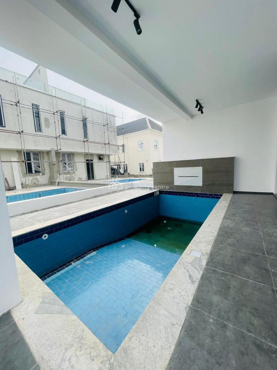 Luxuriously Built 5 Bedroom Semi Detached Duplex Plus Bq & Pool, Contemporary Designed Home with Cinema, Pool, Study, Cowrie Creek, Lekki, Lagos, Semi-detached Duplex for Sale