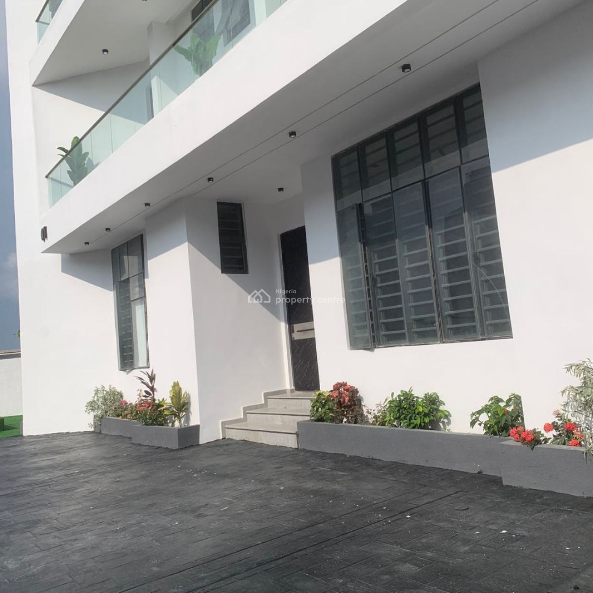 5 Bedroom Duplex with Bq Pool Gym Office, Hampton Lake Estate, Chevron, Lekki Phase 2, Lekki, Lagos, Detached Duplex for Sale