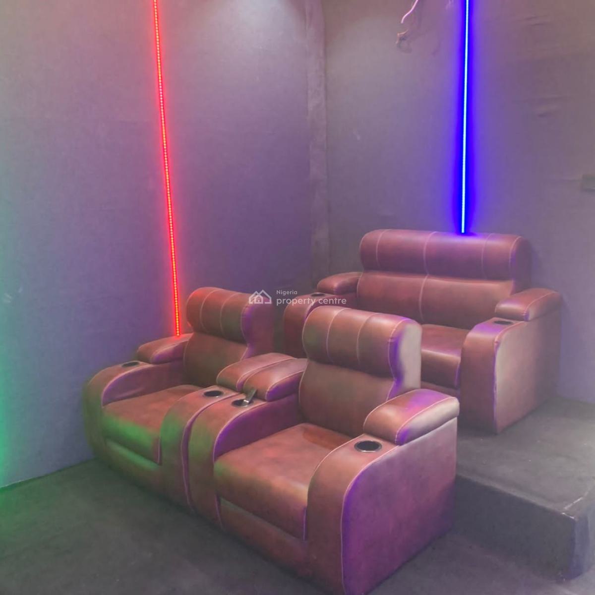 Exquisite 6 Bedroom Detached Duplex Bq Gym Cinema Pool, Hampton Lake Estate Chevron, Lekki Phase 2, Lekki, Lagos, Detached Duplex for Sale