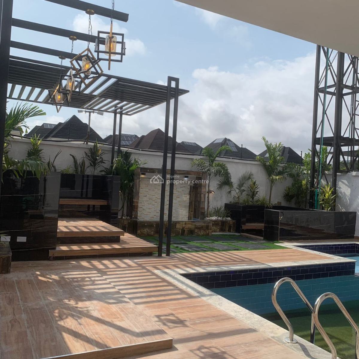 Exquisite 6 Bedroom Detached Duplex Bq Gym Cinema Pool, Hampton Lake Estate Chevron, Lekki Phase 2, Lekki, Lagos, Detached Duplex for Sale