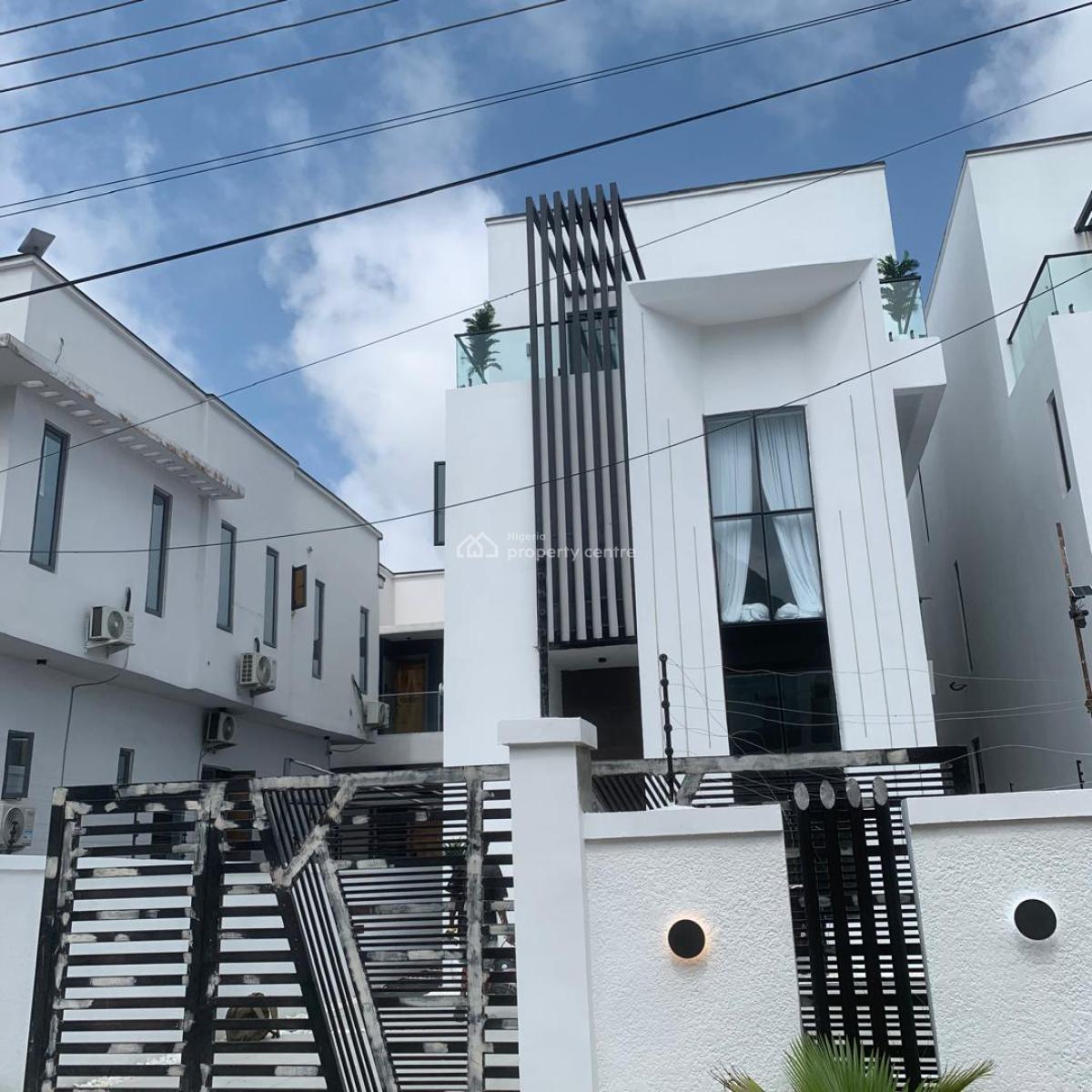 Exquisite 5 Bedroom Detached Duplex with Bq Pool Gym, Royal Pine Orchid, Lekki Phase 2, Lekki, Lagos, Detached Duplex for Sale